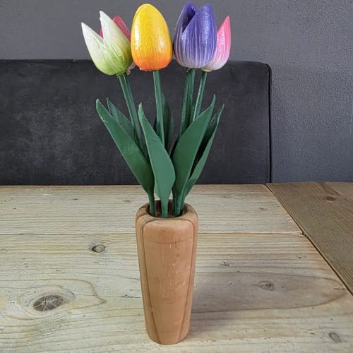houten tulpen