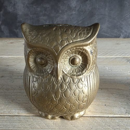 Vintage spaarpot uil